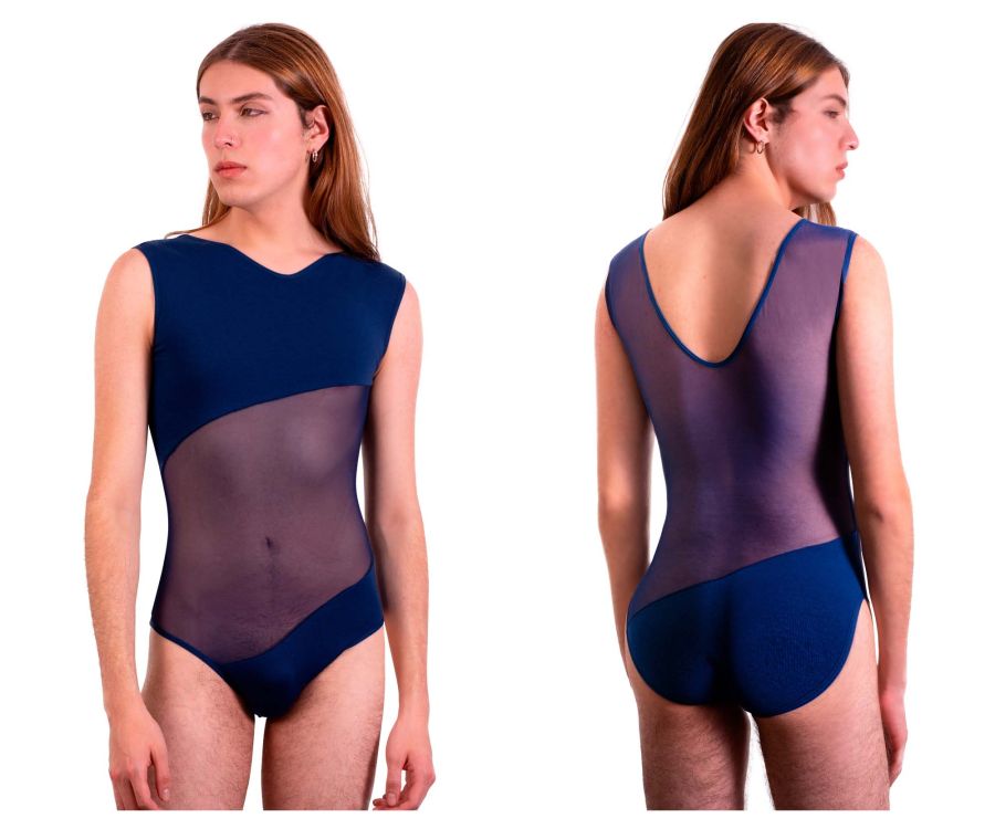 JCSTK - PLURAL PL002 Non-binary Underwear Bodysuit Blue
