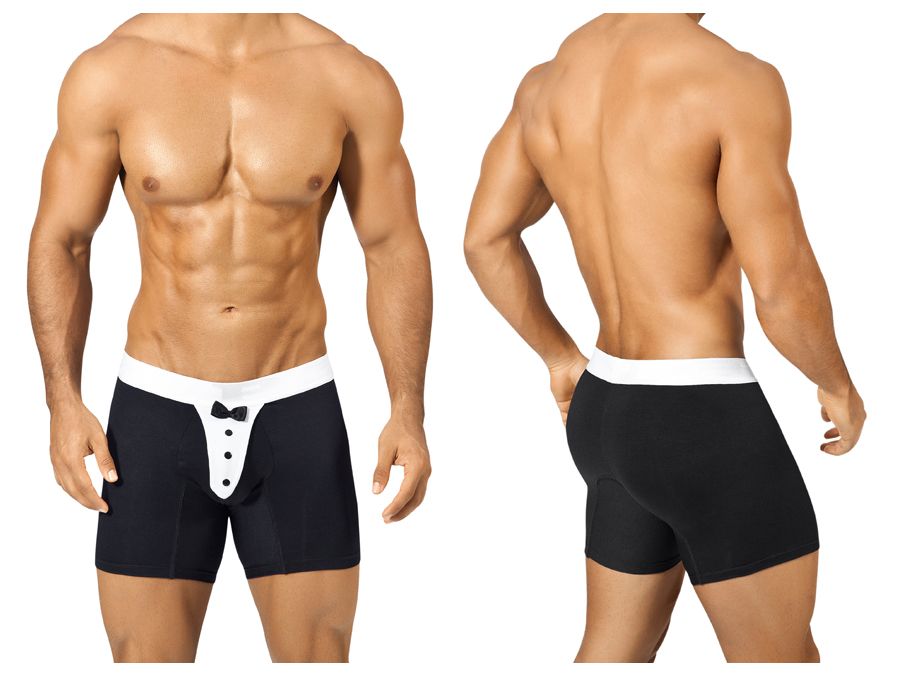 PPU 1325 Tuxedo Boxer Black-White