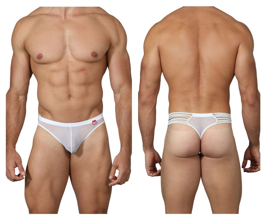 Pikante 0221 Energy Mesh Thongs White