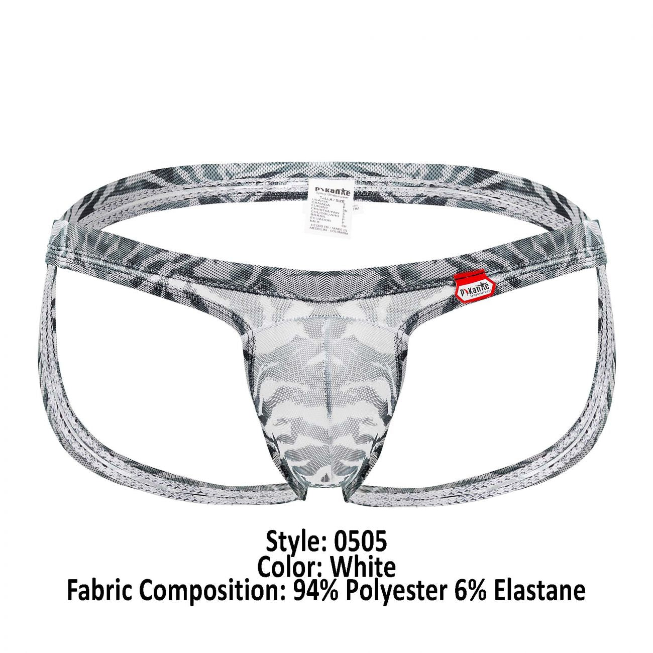 Pikante 0505 Erotic Jockstrap White