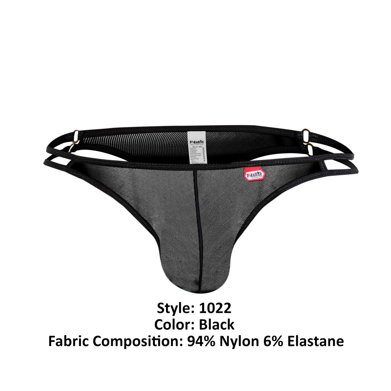 Pikante 1022 Rimini Thongs Black