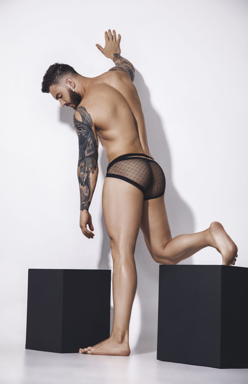JCSTK - Pikante 1093 Oomph Mesh Briefs Black