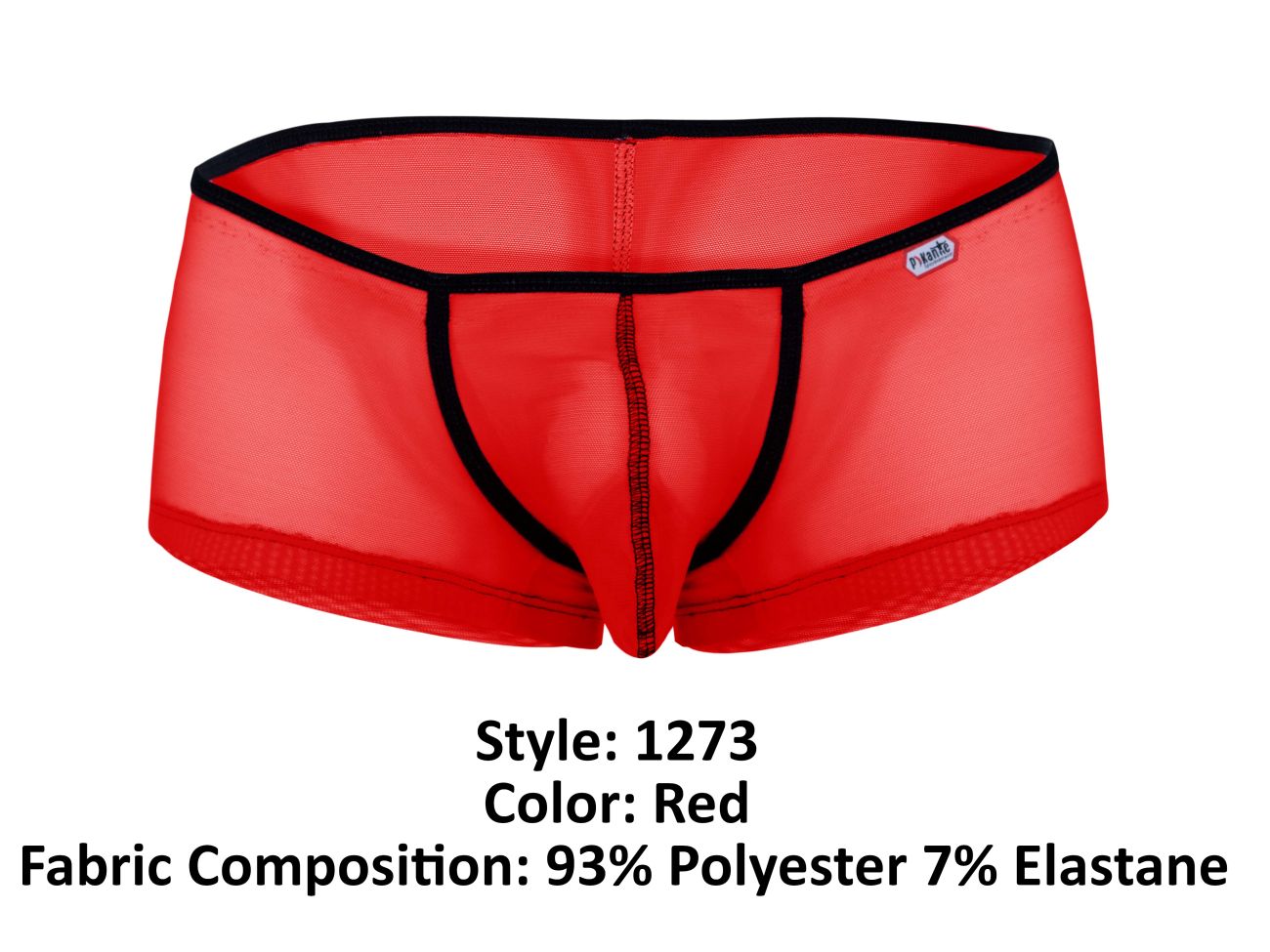 Pikante 1273 Sonar Trunks Red