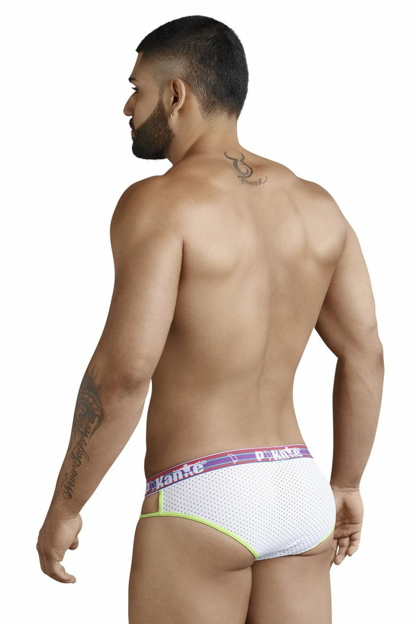 JCSTK - Mens Pikante Bikini Brief with Strap Sides White