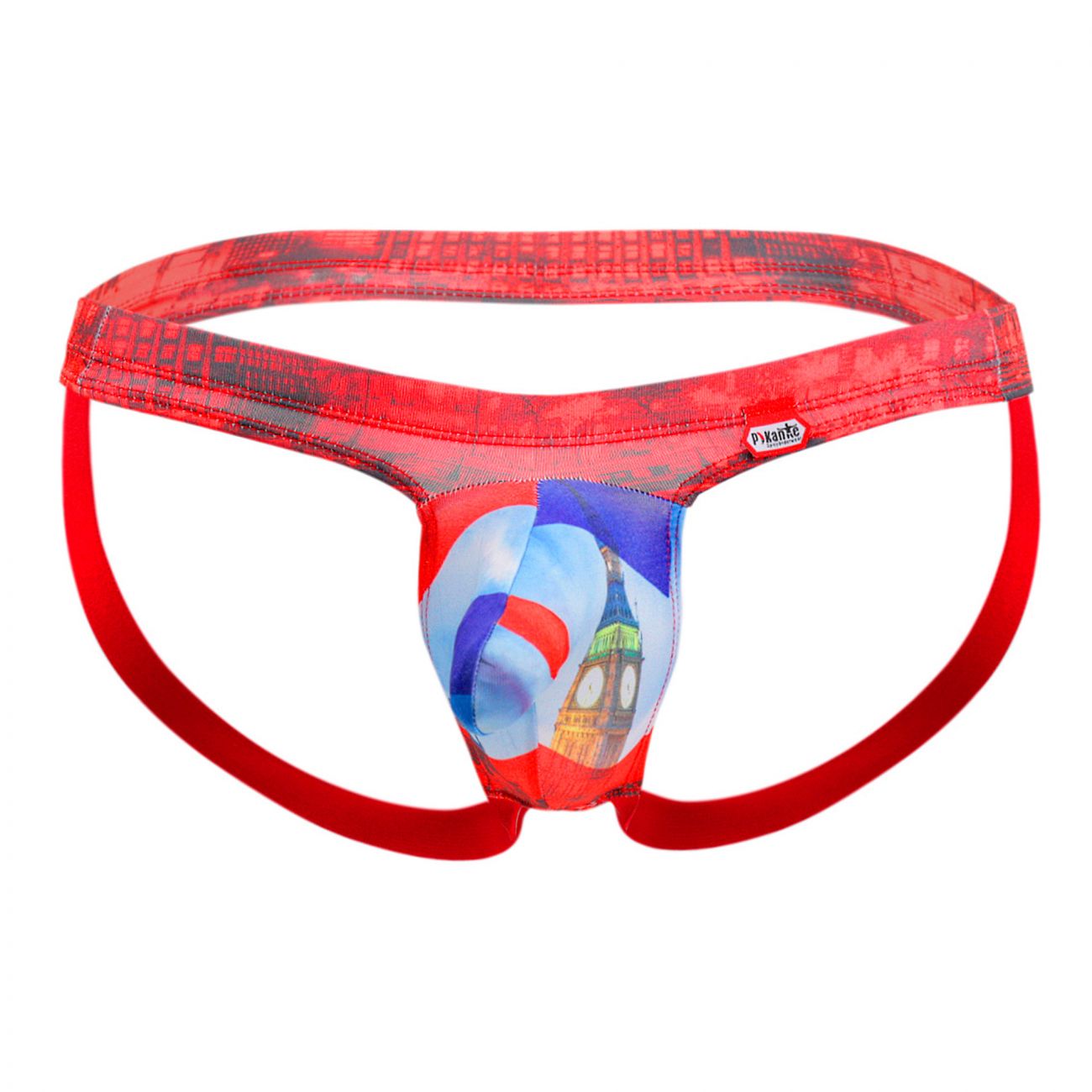 Pikante 9302 Piccadilly Castro Jockstrap Red Multi