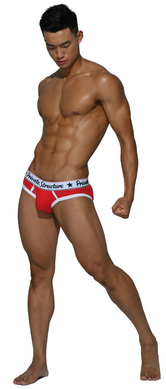 Private Structure SCUX4069 Classic Mini Briefs Red