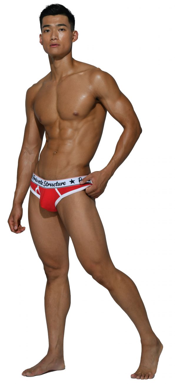 Private Structure SCUX4069 Classic Mini Briefs Red