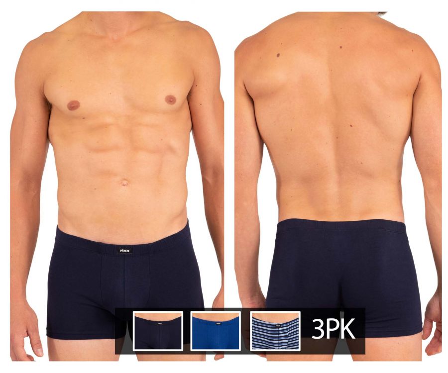 Rico 250708 3PK Stripes Boxer Briefs