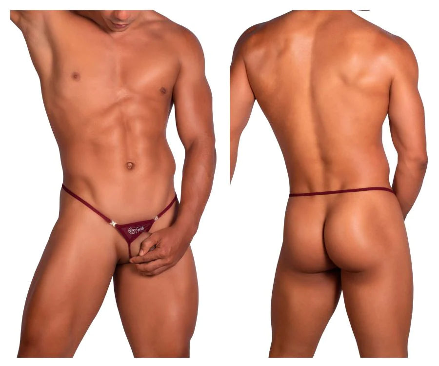 Roger Smuth RS076 Ball Lifter Backless Pouch Burgundy