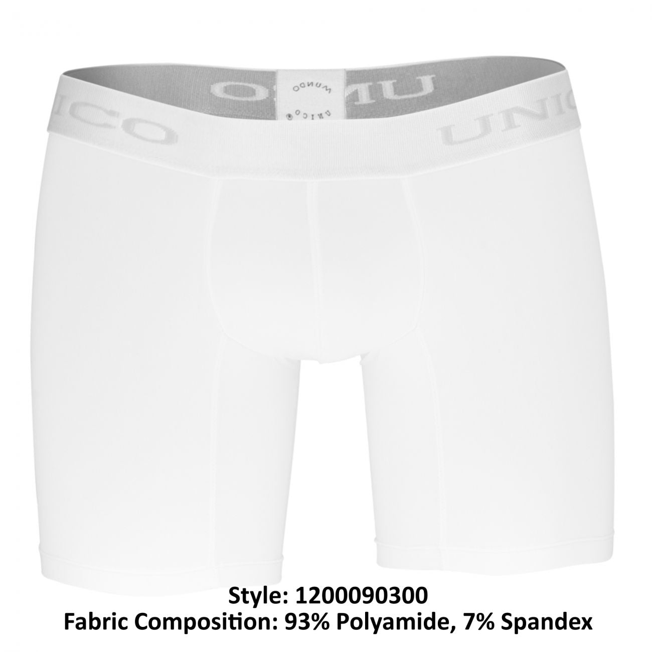 Unico 1200090300 Boxer Briefs Cristalino White