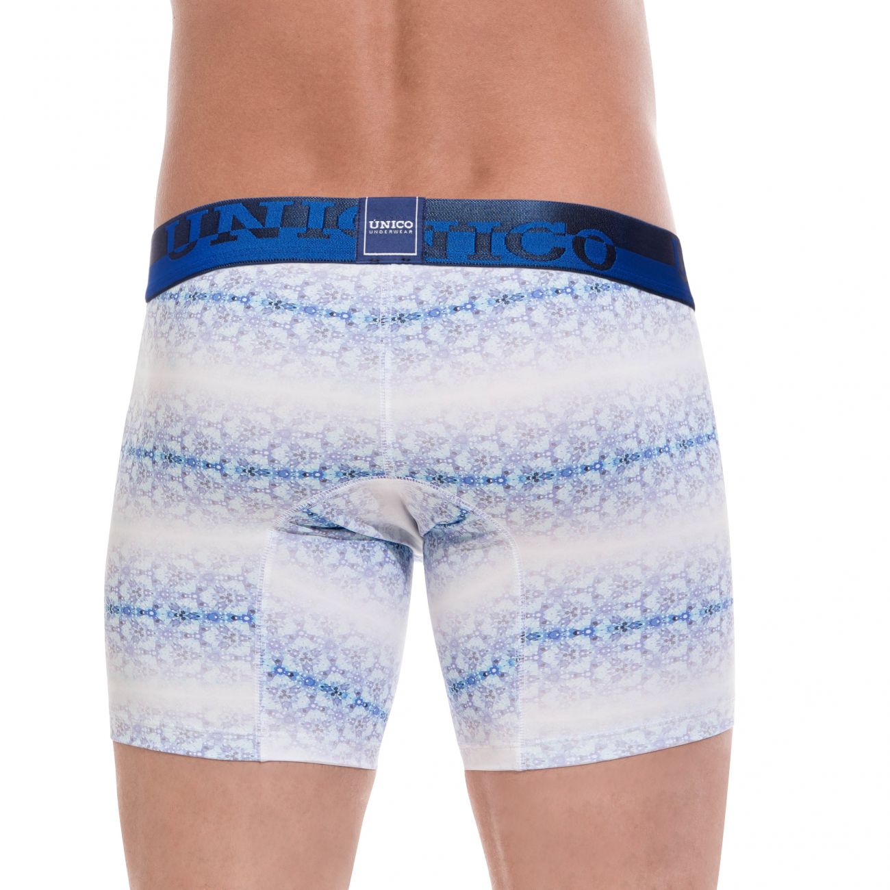 Unico 1803010020531 Boxer Briefs Mental White Printed