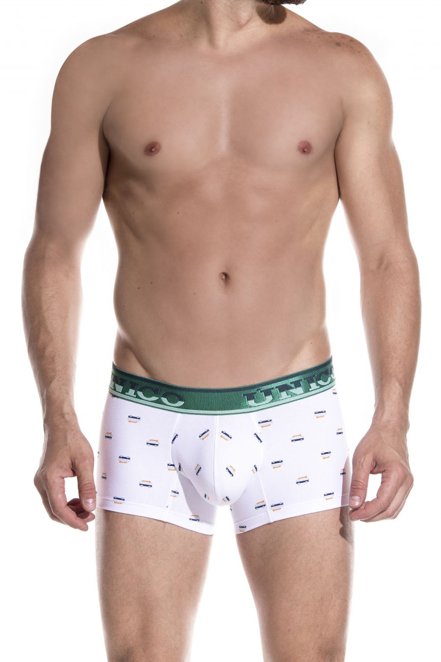Unico 1902010011400 Trunks Fusion White Printed