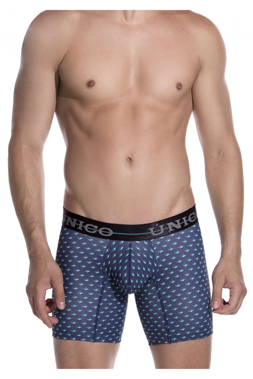 Unico 1907010023629 Boxer Briefs Agata Blue Printed