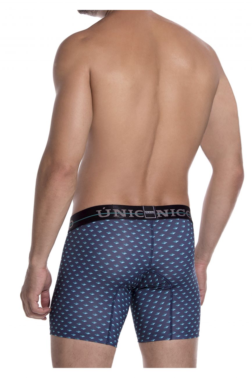 Unico 1907010023629 Boxer Briefs Agata Blue Printed