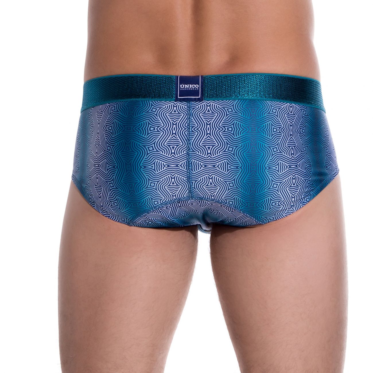Unico 1908020116129 Briefs Luminiscente Blue Printed