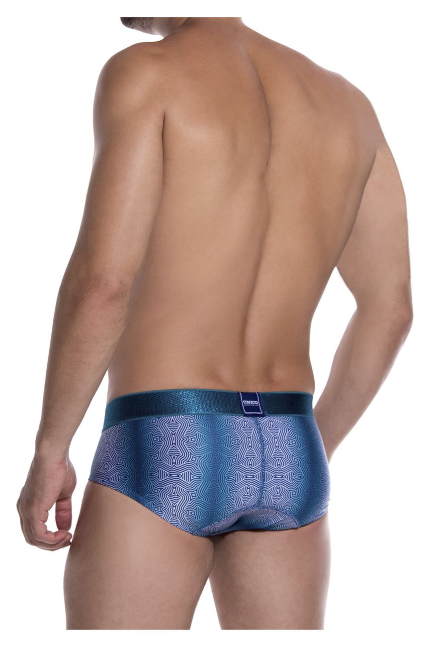 Unico 1908020116129 Briefs Luminiscente Blue Printed