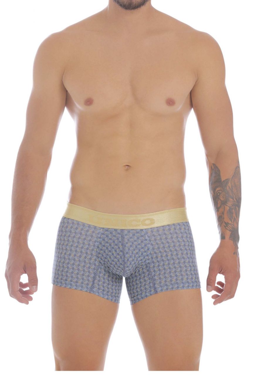 Unico 20070100104 Lucido Trunks Gray Printed