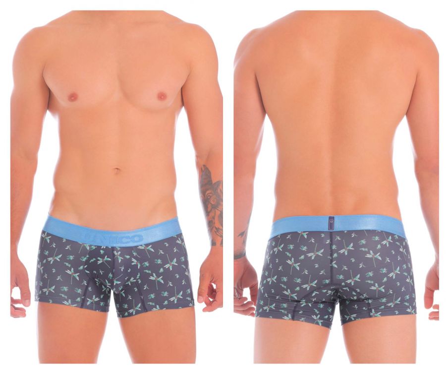 Unico 20070100134 Palm Tree Trunks Blue Printed