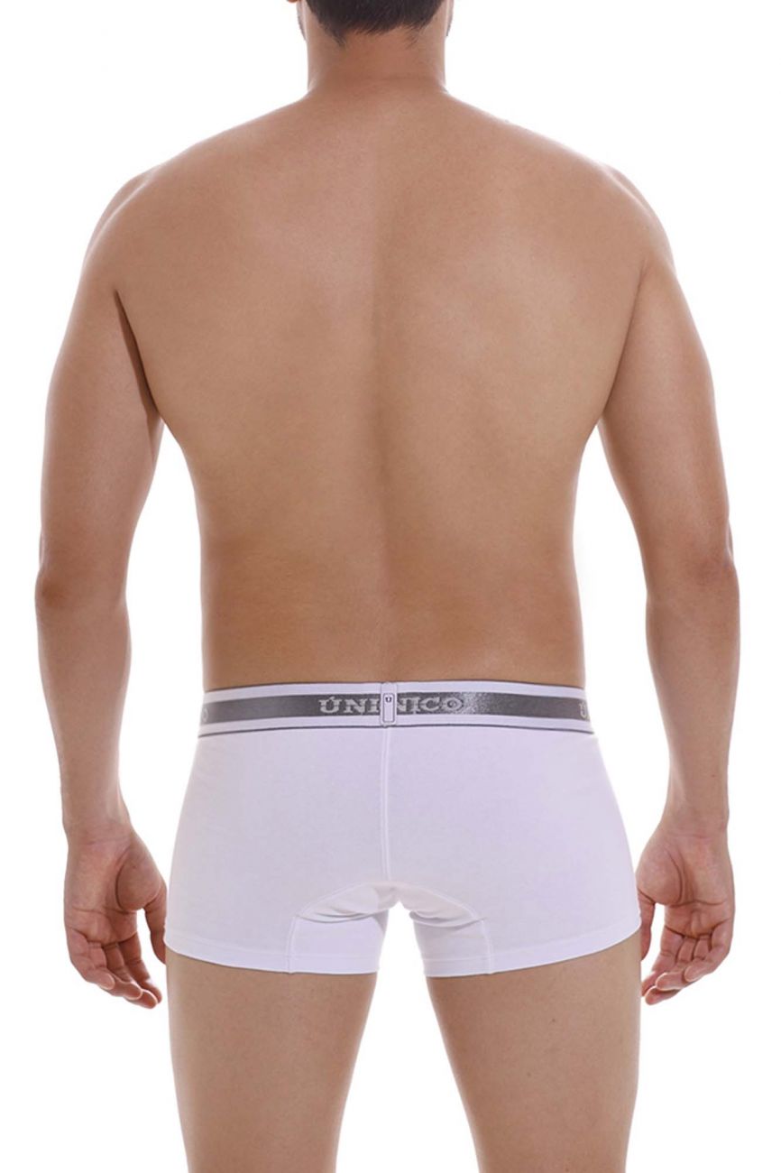 Unico 22120100109 Lustre A22 Trunks White Plus Sizes