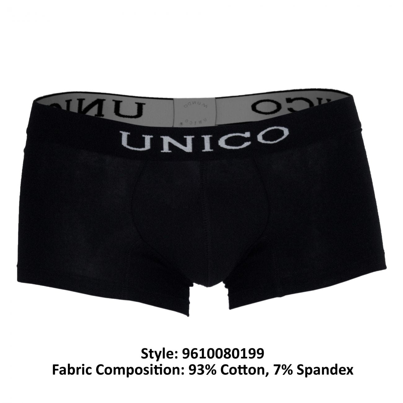 Unico 9610080199 Boxer Briefs Intenso Black