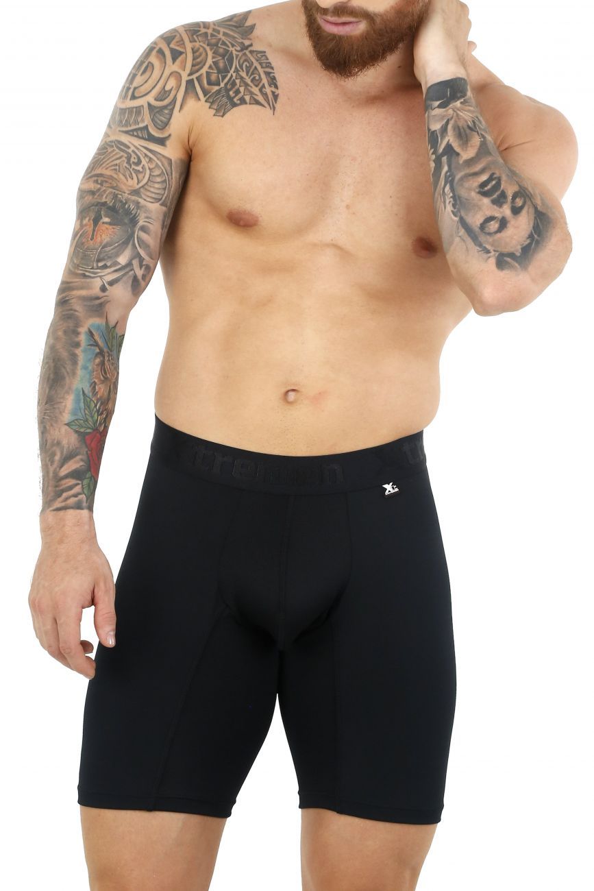 Xtremen 51471 Microfiber Boxer Briefs Black
