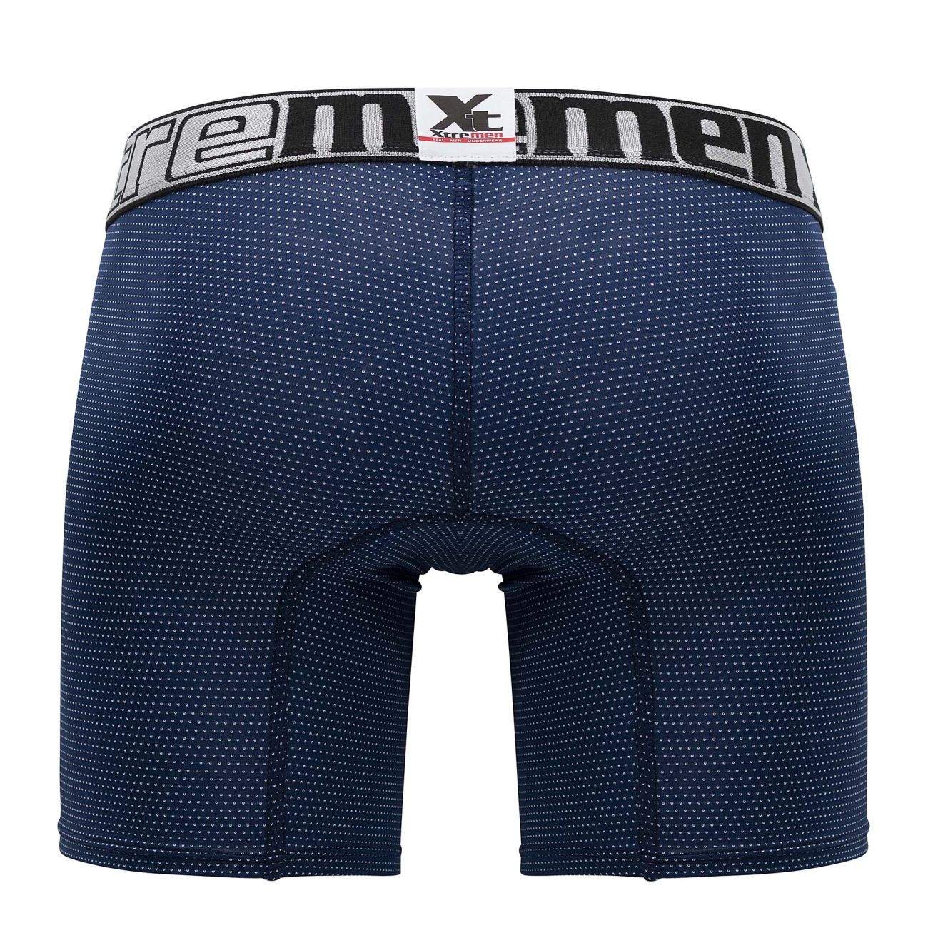 Xtremen 70005 Long Boxer Briefs Dark Blue Plus Sizes