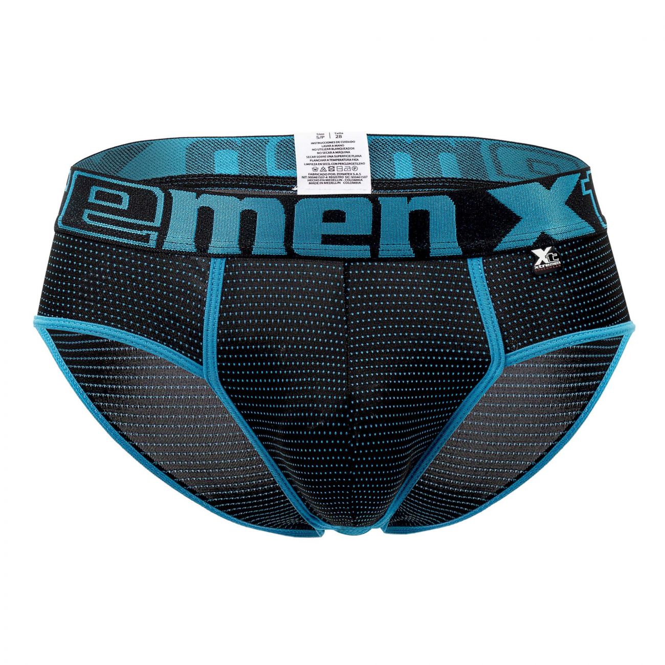 Xtremen 91062 Athletic Piping Briefs Black