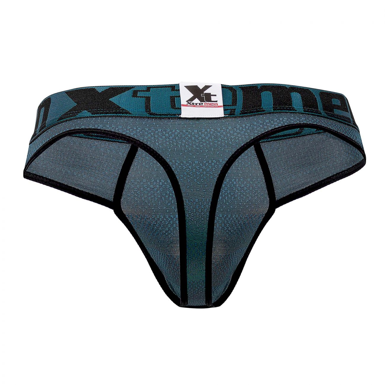 Xtremen 91064 Geometric Jacquard Thongs