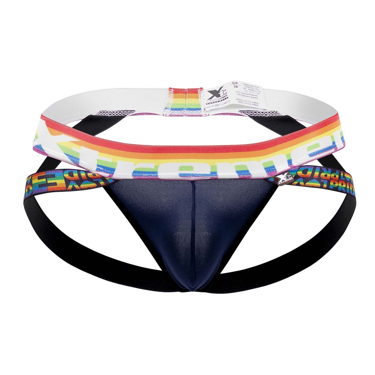 Xtremen 91105 Pride Jockstrap Navy