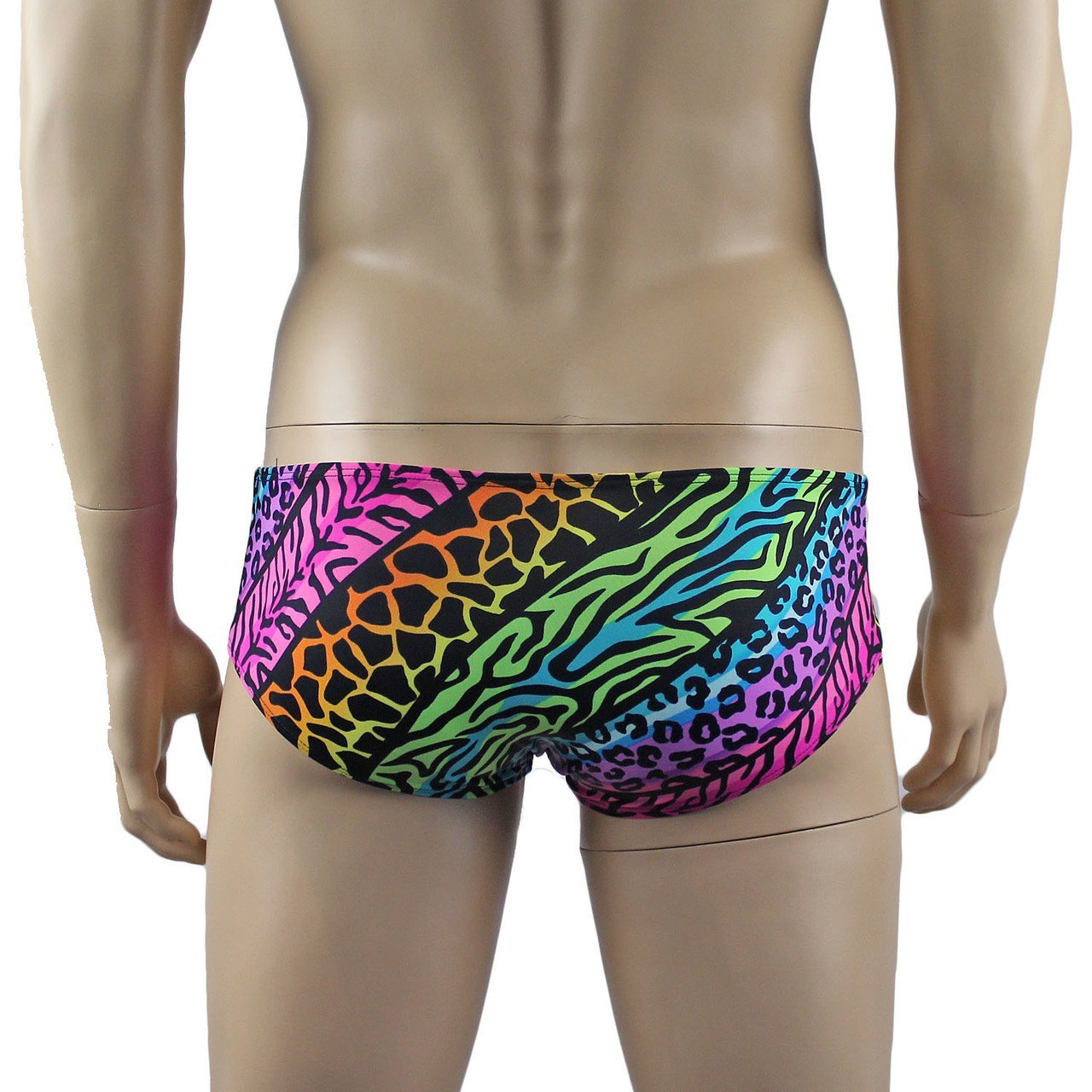 Mens Festival Animal Mini Low Rise Boxer Brief Shorts