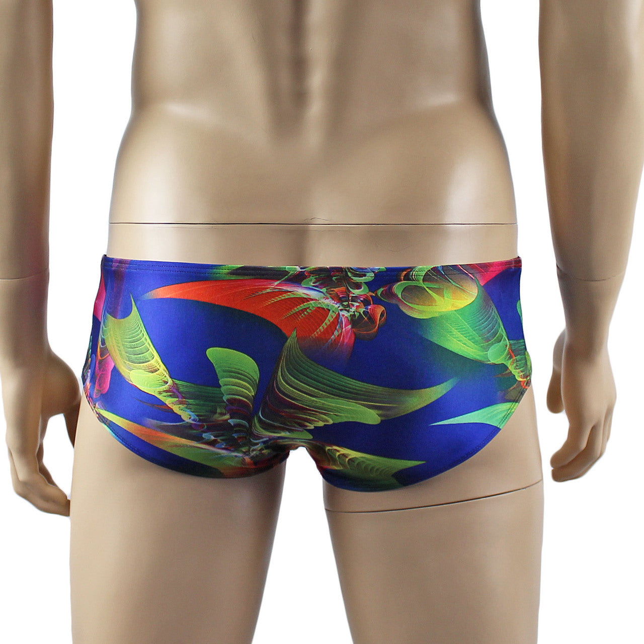 Mens Festival Playtime Mini Low Rise Party Shorts Multi-coloured