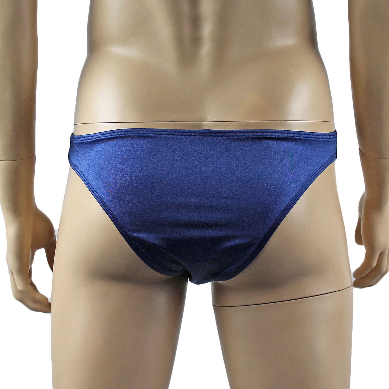 Mens Glamour Lycra Bikini Brief Panty (navy & black plus other colours)