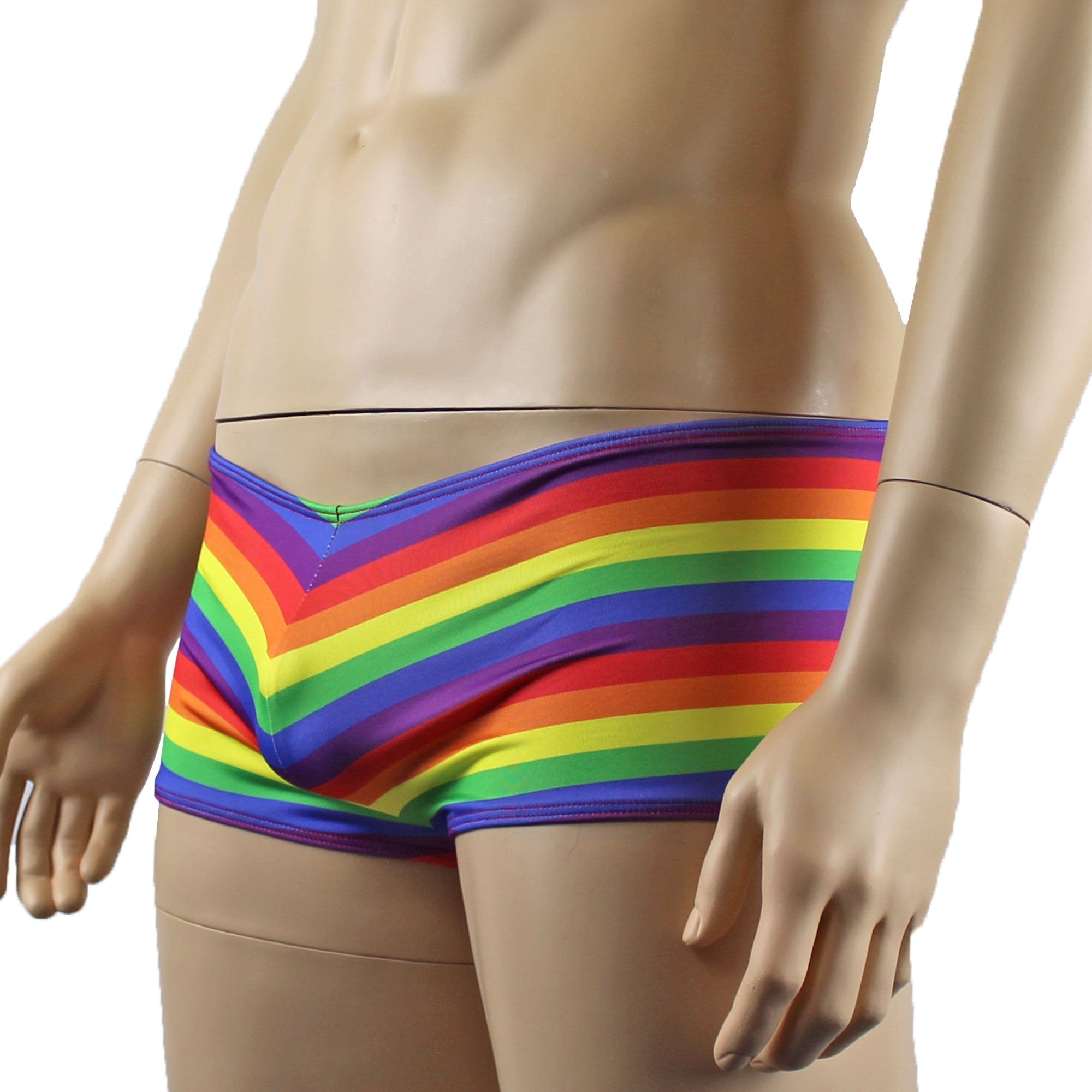 Gay Pride Rainbow LGBTQ Mens Low Rise Boxer Shorts