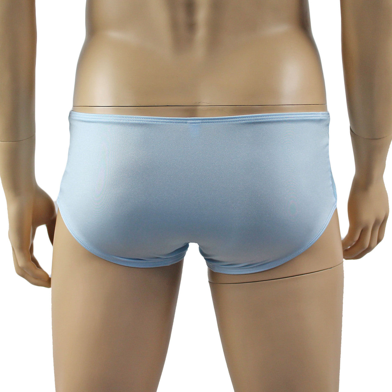 Mens Luxury Boxer Brief with Detachable Garters and Stockings (light blue plus other colours)