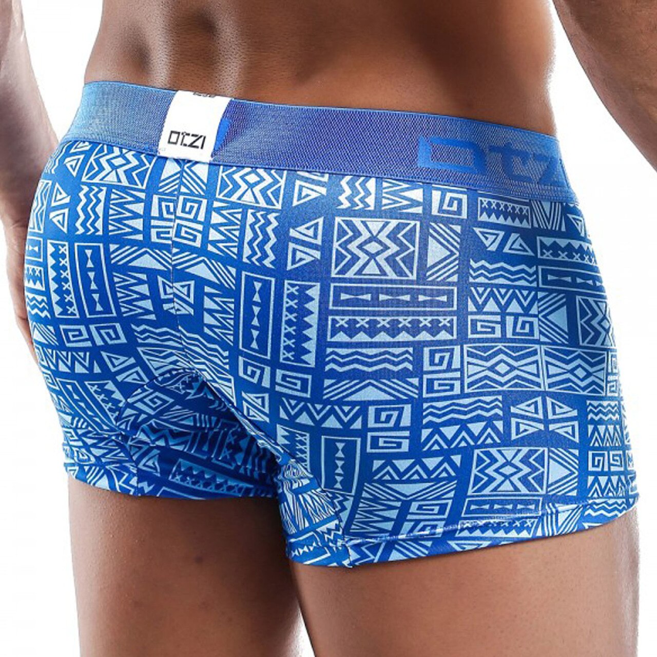 SALE - Mens Otzi Print Boxer Brief Blue