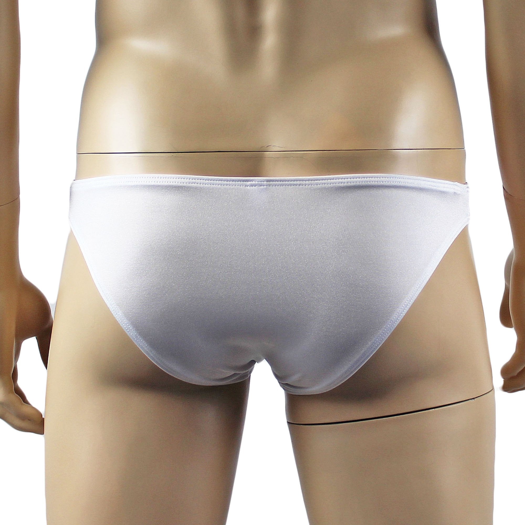 Male Romance Stretch Spandex Bikini Brief White or Black