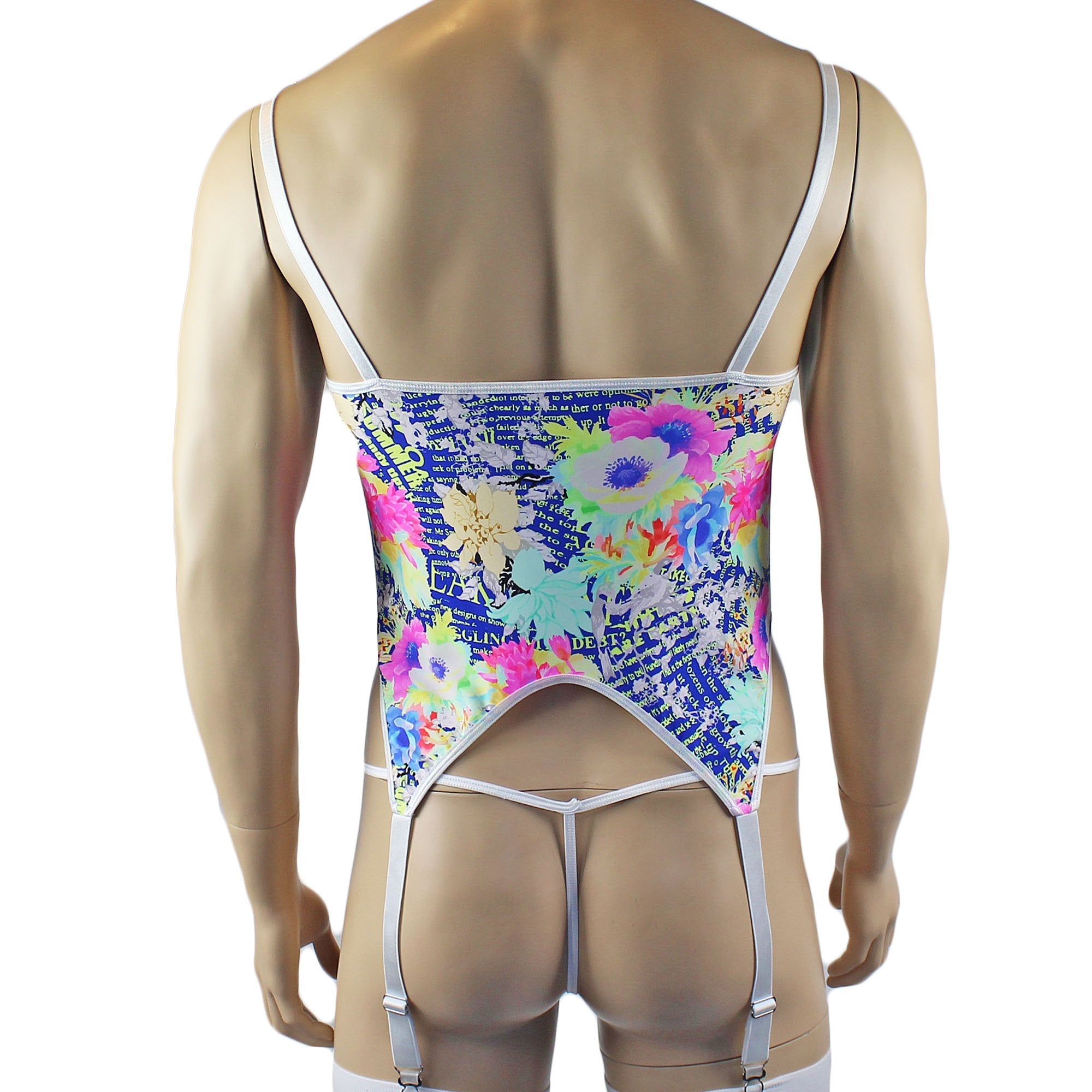 Mens Suzanne Floral Torso Corset Top