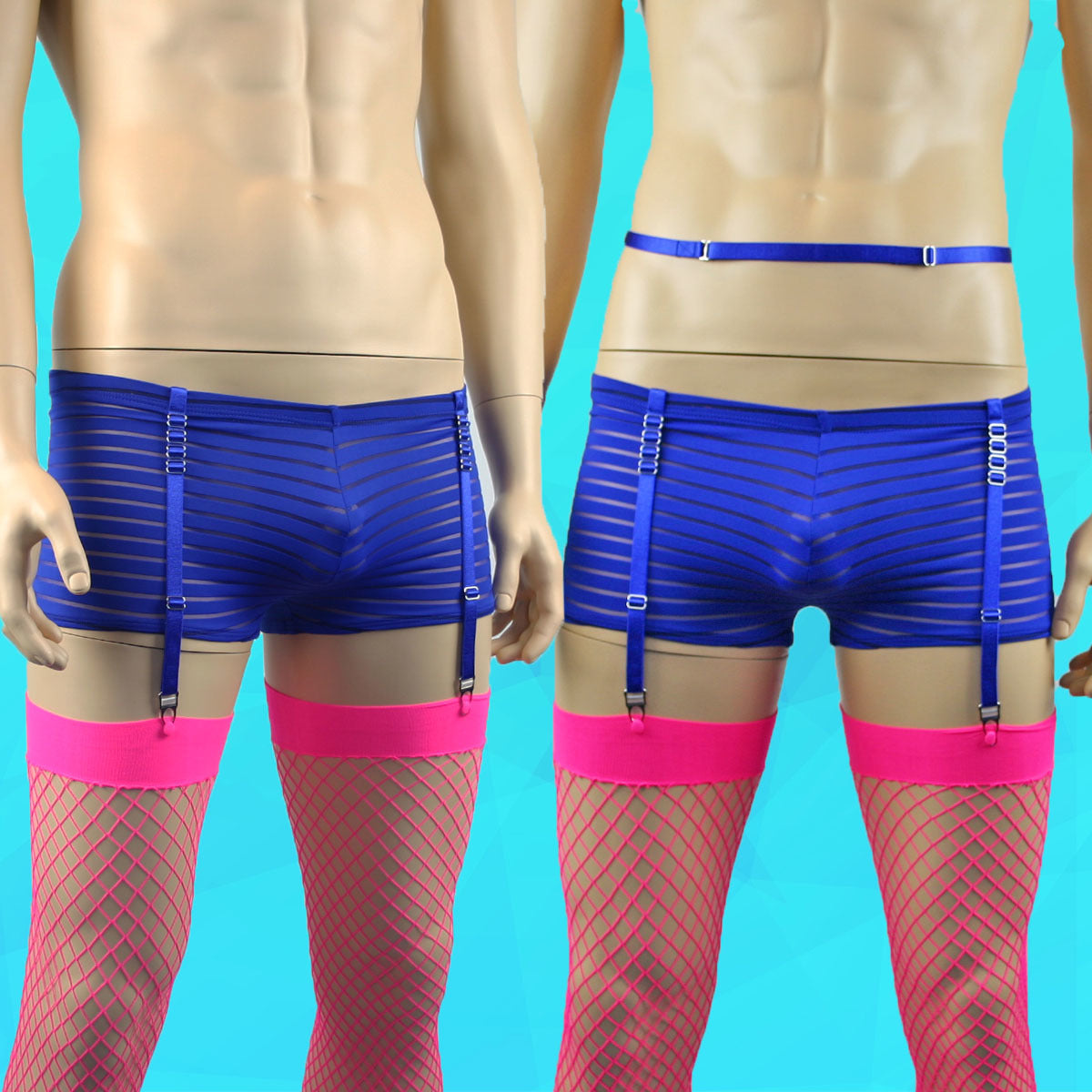 The Visual Treat of the Spangla Boxer Brief Shorts
