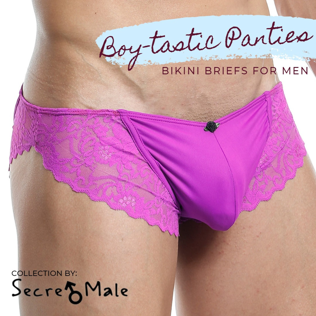 Get Into These Boy-tastic Panties for Men Presented by Secret Male!