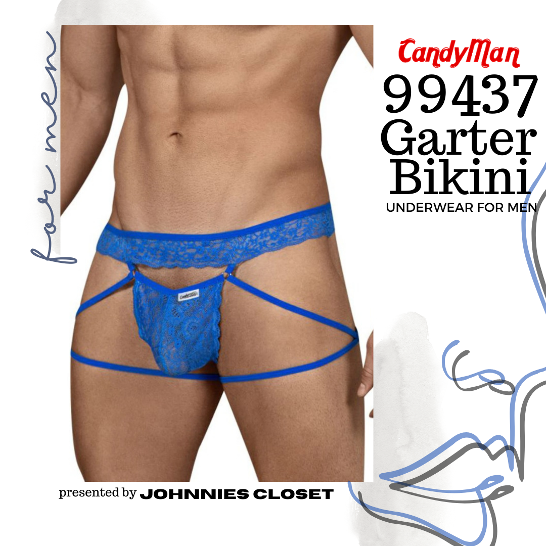 Candyman Teases You to Try On a Naughty Mens Underwear Look in Lace!