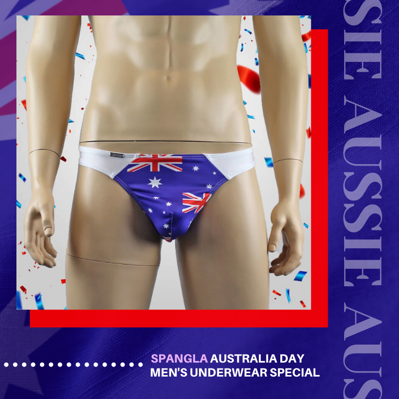 Bring in the Cheer for Australia Day in these Spangla Mens Underwear Specials!