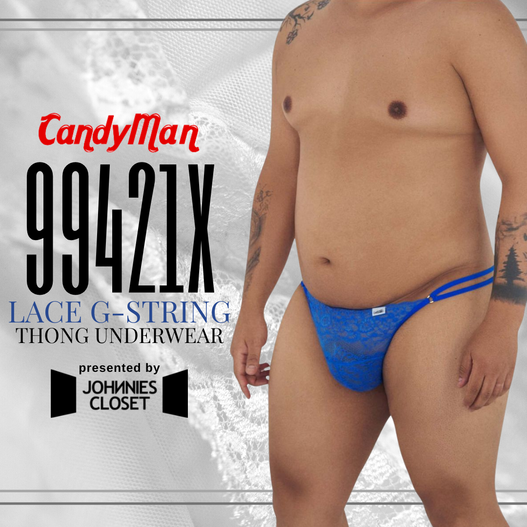 Plus Size Fantasies in G-string Thong Lingerie for Men Made Possible by Candyman