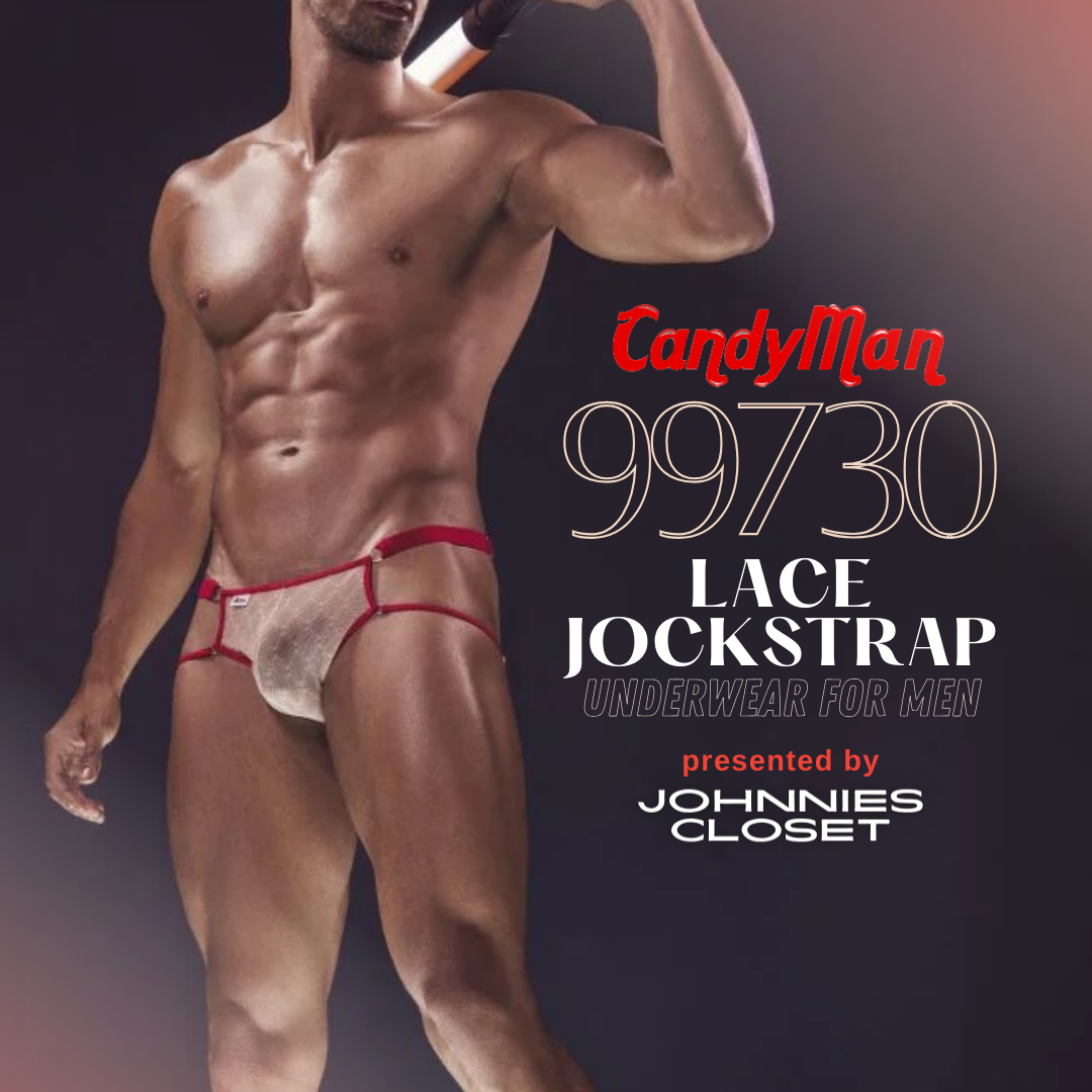 Unique Sensual Experience Served Fresh by the Candyman Lace Jockstrap Underwear