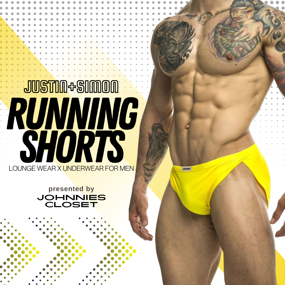 Run a Mile or Simply Lounge Around in a JUSTIN+SIMON Mens Running Shorts Underwear