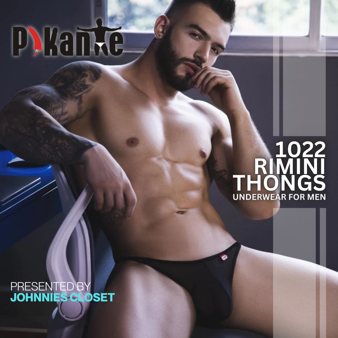 Tease and Titillate with the Sensual Statement Delivered by the Pikante Mens Rimini Thong Underwear
