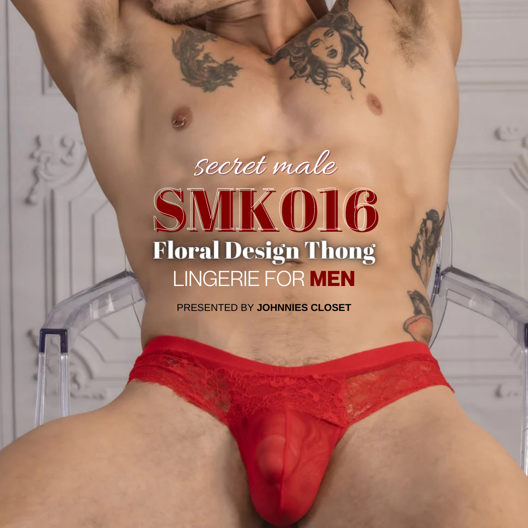 Sensual Revelations Delivered to You by the Secret Male Floral Design Thong for Men!