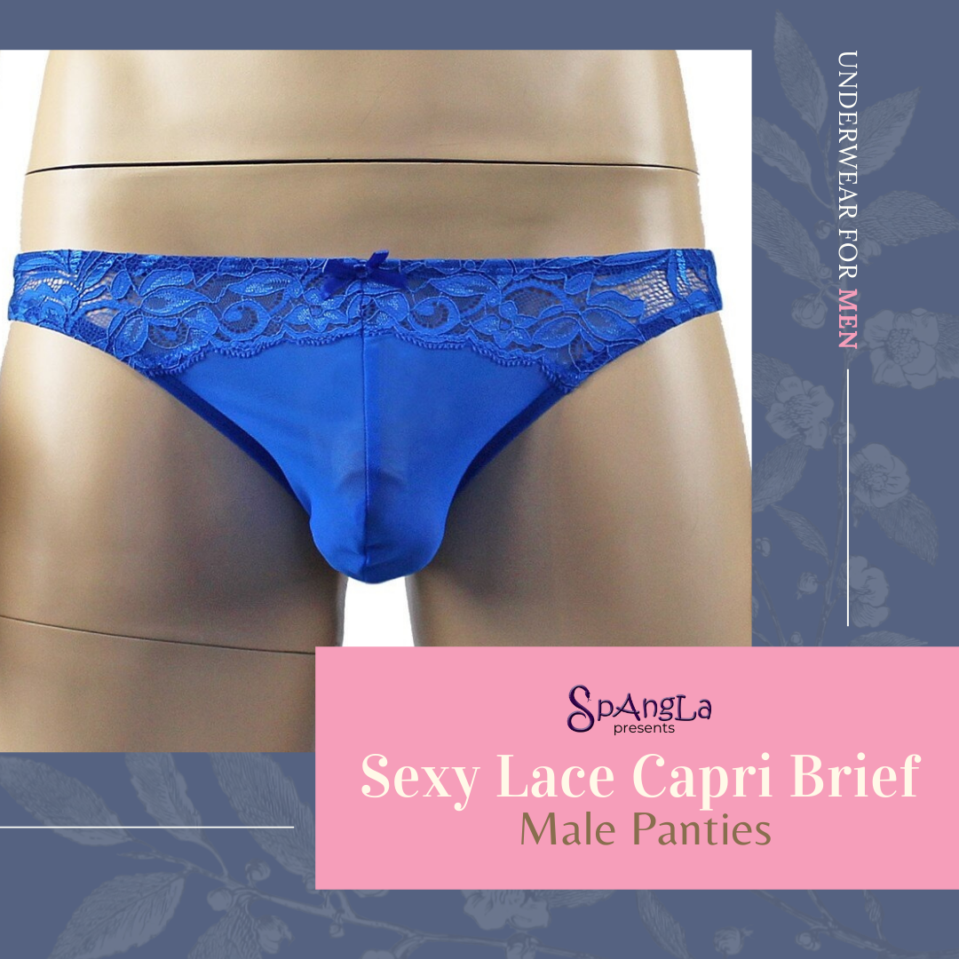 The Blissful Experience of Wearing a Spangla Sexy Lace Capri Brief