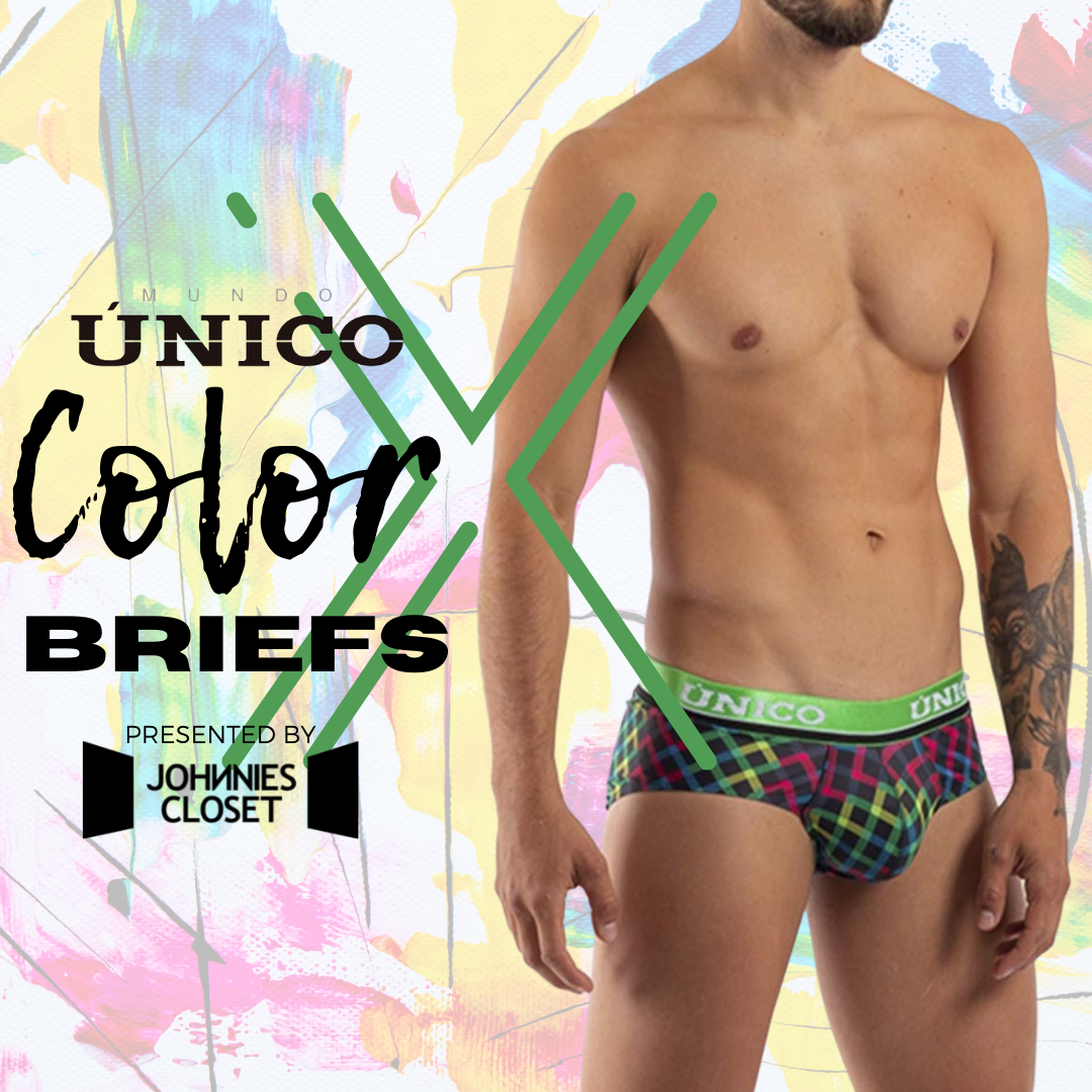 A Psychedelic Colour Play for Bikini Briefs from Unico!