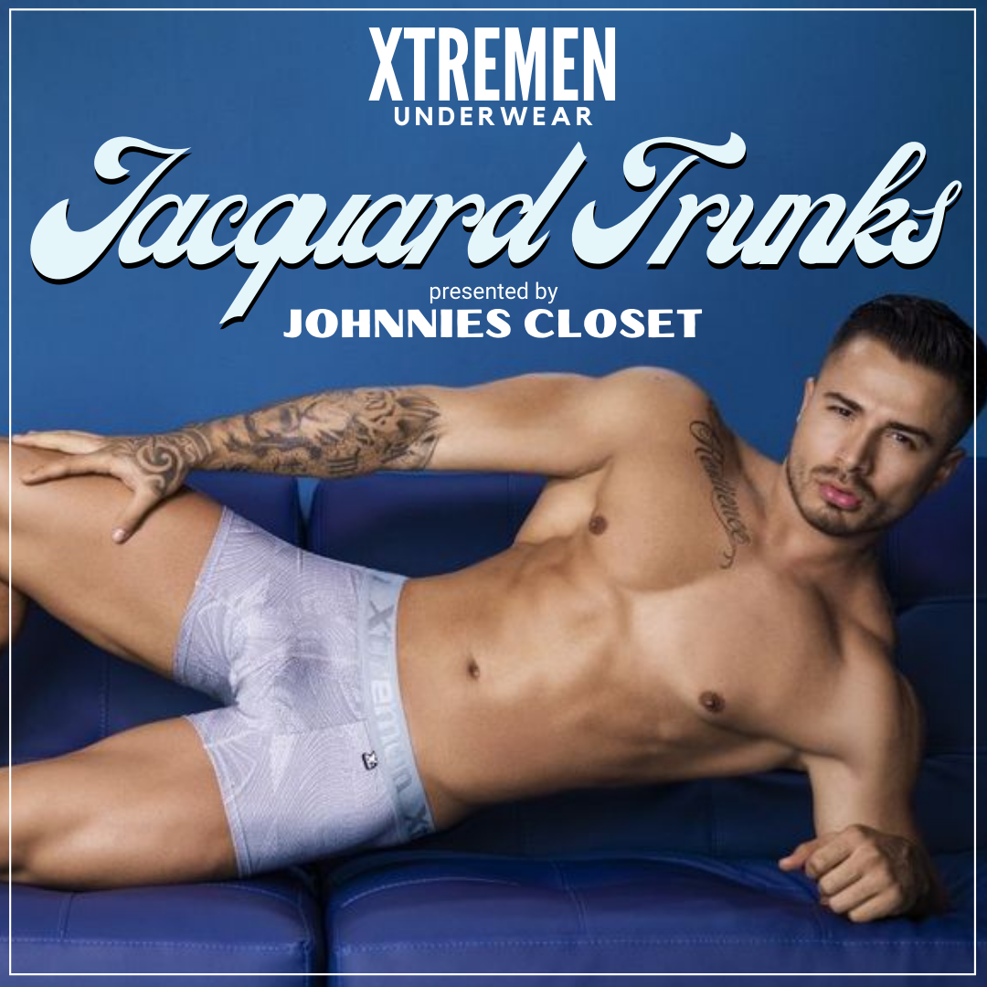Body Defining Sexy Subtlety from the Xtremen Jacquard Trunks