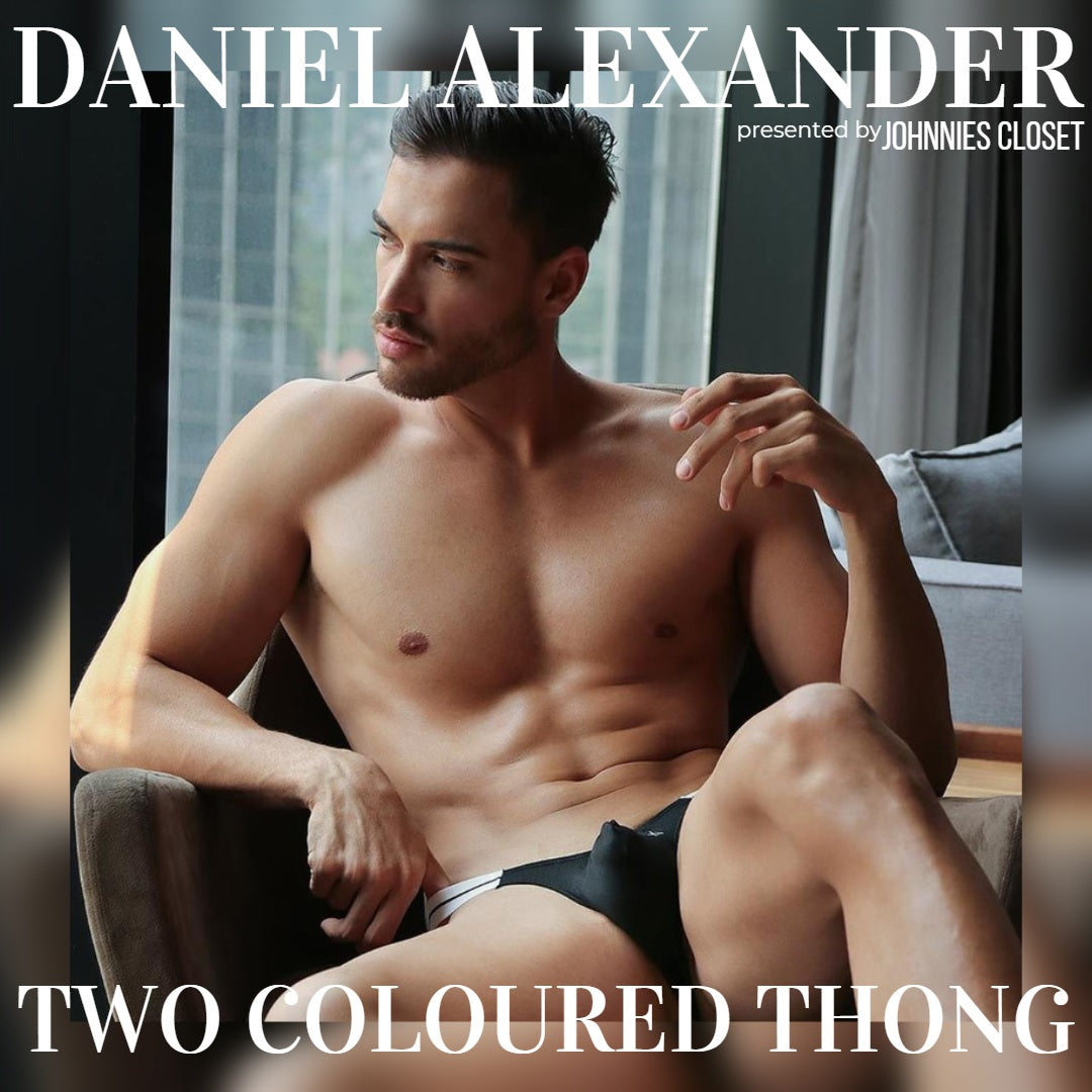 Seduced in Exposure & Comfort with a Daniel Alexander Two-Coloured Thong